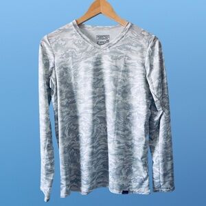 Patagonia Capilene Daily Baselayer Long Sleeve Top Women's M Camo Print